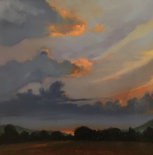 Sunset
12x12
Oil on canvas